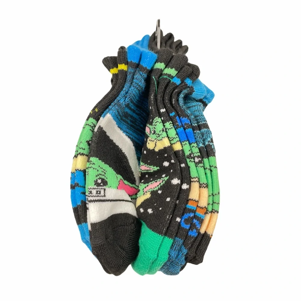 Star Wars Mandalorian Ankle Socks, 5 Pairs, Blue
